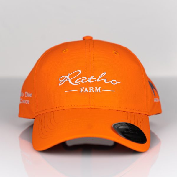 Cap Orange - 02 Ratho Farm Logo Cap